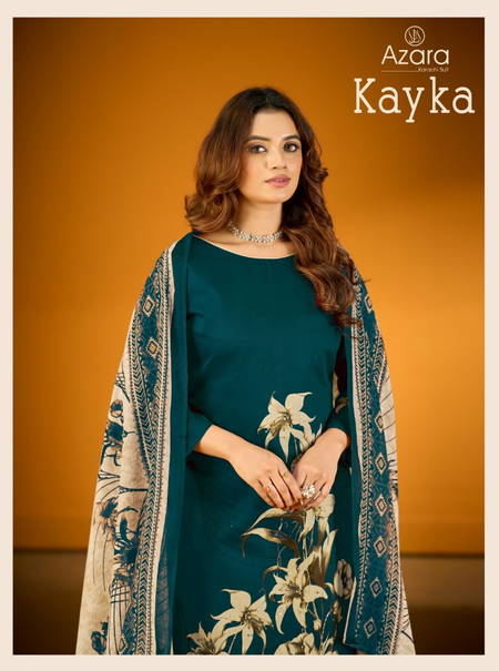 Kayka 1203 A To D By Azara Jam Cotton Online Designer Salwar Suits Wholesale
